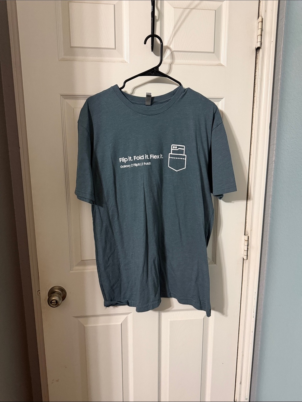 Samsung Slate Blue Crewneck Graphic Tee